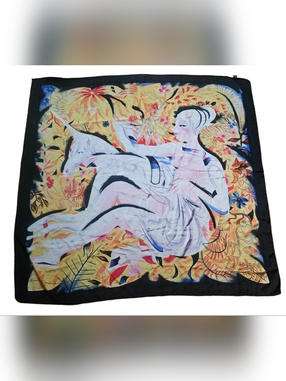 Limited Edition Australian Artists‎ Collection Charles Blackman Silk Scarf